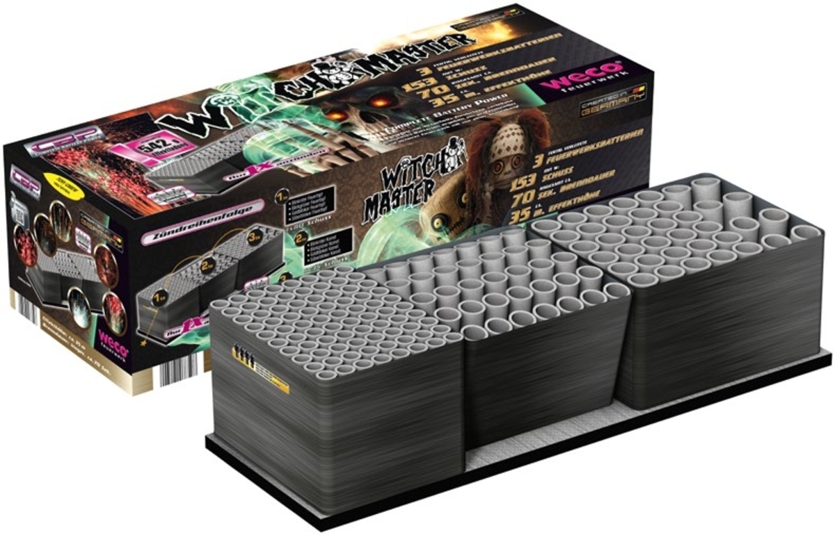 Bild 1 von Feuerwerks-Batterie »Witchmaster« 153 Schuss