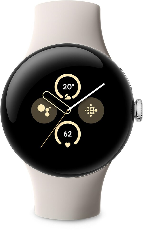 Bild 1 von Pixel Watch 2 WiFi Smartwatch silber/porclain