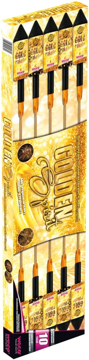 Bild 1 von Raketen-Sortiment »Golden Spirit« 10 Teile