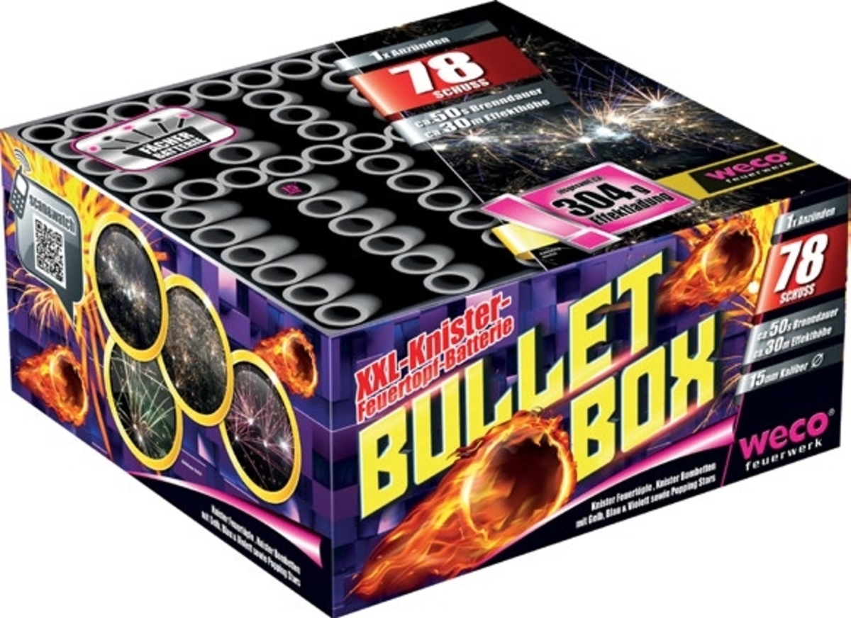 Bild 1 von Feuerwerks-Batterie •»Bulletbox« 78 Schuss
