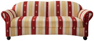 2,5-Sitzer-Sofa Torello Rot Mikrofaser, Rot