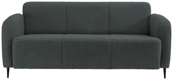 Bild 1 von 3-Sitzer-Sofa Marone Anthrazit Teddystoff, Anthrazit