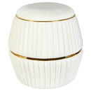 Bild 1 von Mid.you Hocker, Gold, Beige, Textil, 53 cm, Wohnzimmer, Hocker, Sitzhocker