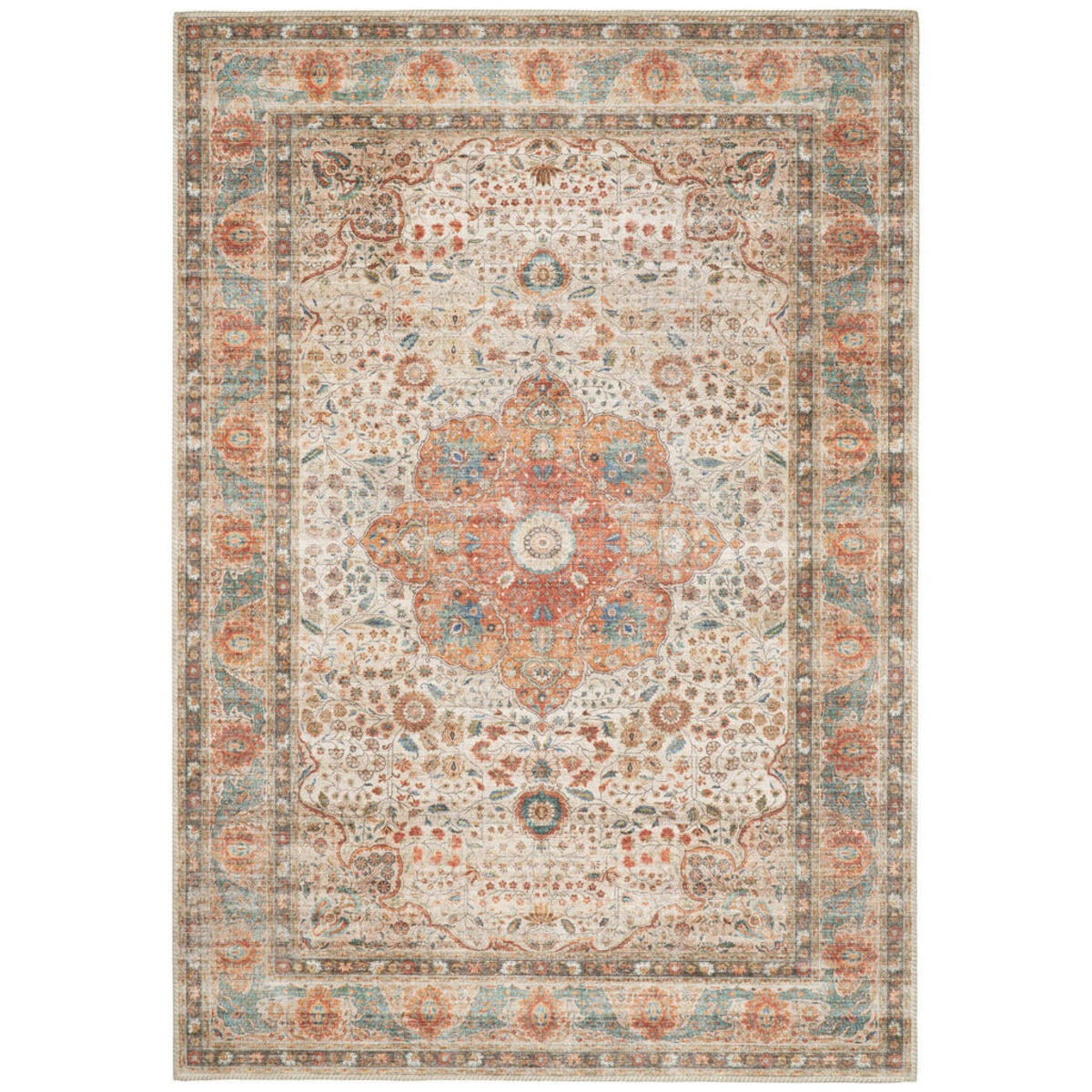 Bild 1 von Boxxx Vintage-Teppich Classico, Beige, Textil, Vintage, 160 cm, in verschiedenen Größen erhältlich, pflegeleicht, leicht zusammenrollbar, Teppiche & Böden, Teppiche, Vintage-Teppiche