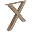 Bild 1 von Carryhome Tischgestell, Eiche, Holz, Eiche, massiv, X-Form, 9x72 cm, Esszimmer, Tische, Esstische