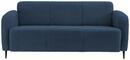Bild 1 von 3-Sitzer-Sofa Marone Blau Teddystoff, Blau