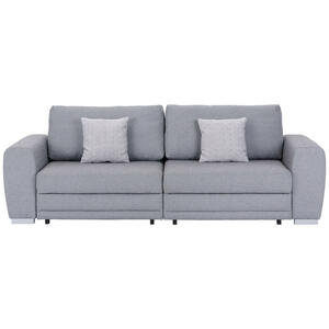 Livetastic Bigsofa, Grau, Textil, 3-Sitzer, Füllung: Schaumstoff, 252x87x107 cm, USB-Anschluss, Wohnzimmer, Sofas & Couches, Sofas, Bigsofas