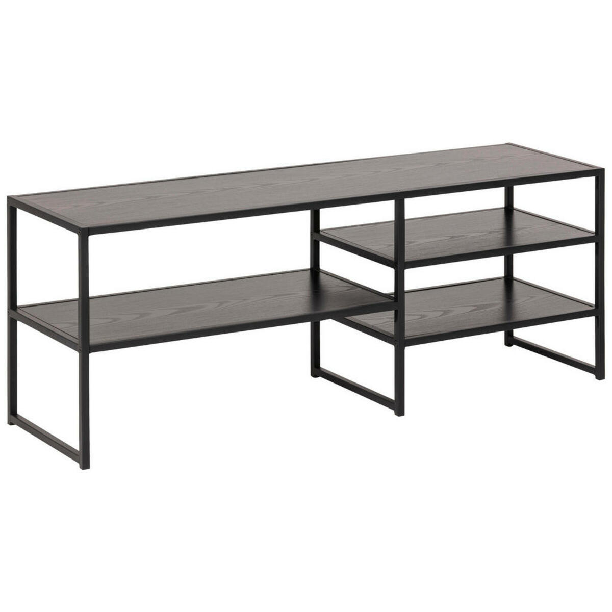 Bild 1 von Tv-Element, Schwarz, Holzwerkstoff, 3 Fächer, 120x46x33 cm, Wohnzimmer, TV Möbel, TV-Elemente