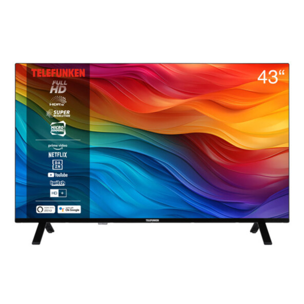 Bild 1 von 43' Full HD Smart TV Telefunken Xf43Sn750S – Energieeffizienzklasse E