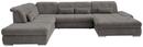 Bild 1 von Wohnlandschaft Dalida Braun/Grau Chenille, Braun, Grau