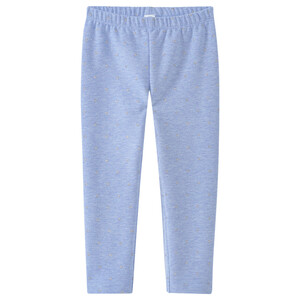 Mädchen Leggings mit Glitzer HELLBLAU