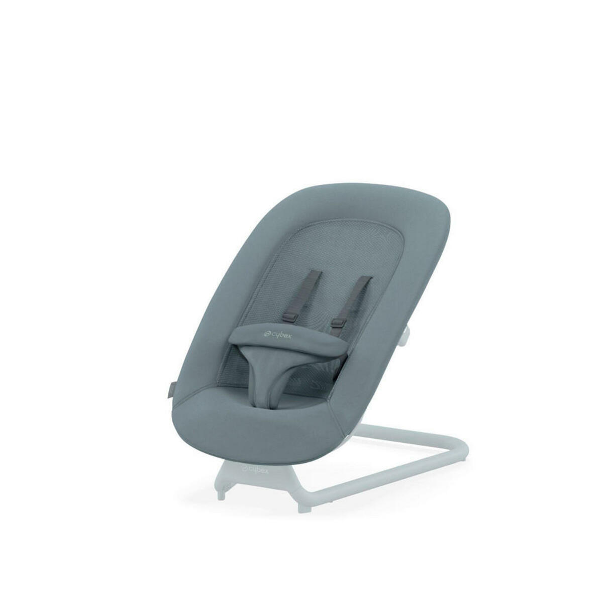 Bild 1 von Cybex Hochstuhlliege Lemo Bouncer, Blau, Textil, 44x46-55 cm, 5-Punkte-Sicherheitsgurt, Bezug abnehmbar und maschinenwaschbar, nutzbar als Liege Wippe, ideal zum Füttern auf Augenhöhe, Babymöbel,