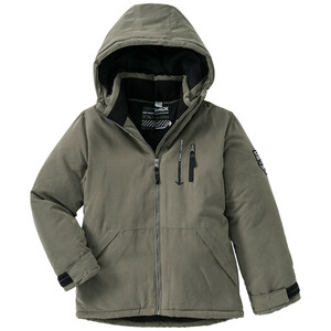 Jungen Winterjacke mit Fleecefutter OLIV