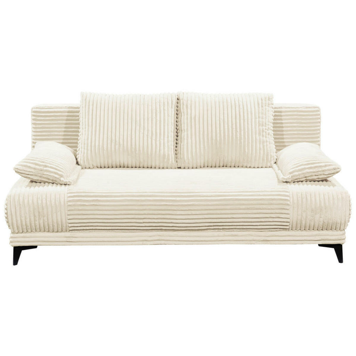 Bild 1 von Carryhome Schlafsofa, Weiß, Textil, 2-Sitzer, Füllung: Schaumstoffflocken,Schaumstoffflocken, 211x96x105 cm, Kinder- & Jugendzimmer, Jugendmöbel, Jugendsofas