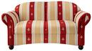 Bild 1 von 2-Sitzer-Sofa Torello Rot Mikrofaser, Rot