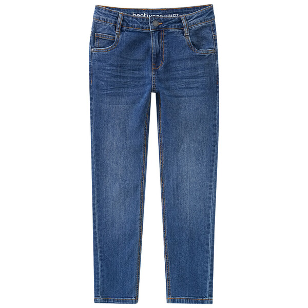 Bild 1 von Jungen Slim-Jeans mit Used-Waschung BLAU