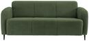 Bild 1 von 3-Sitzer-Sofa Marone Dunkelgrün Teddystoff, Dunkelgrün