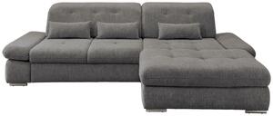 Wohnlandschaft Dalida Braun/Grau Chenille, Braun, Grau