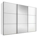 Bild 1 von Moderano Schwebetürenschrank, Weiß, Metall, 10 Fächer, 2 Schubladen, 280x222x68 cm, Goldenes M, BQ - Bündnis für Qualität, Made in Germany, Typenauswahl, Beimöbel erhältlich, umfangreiches Zu