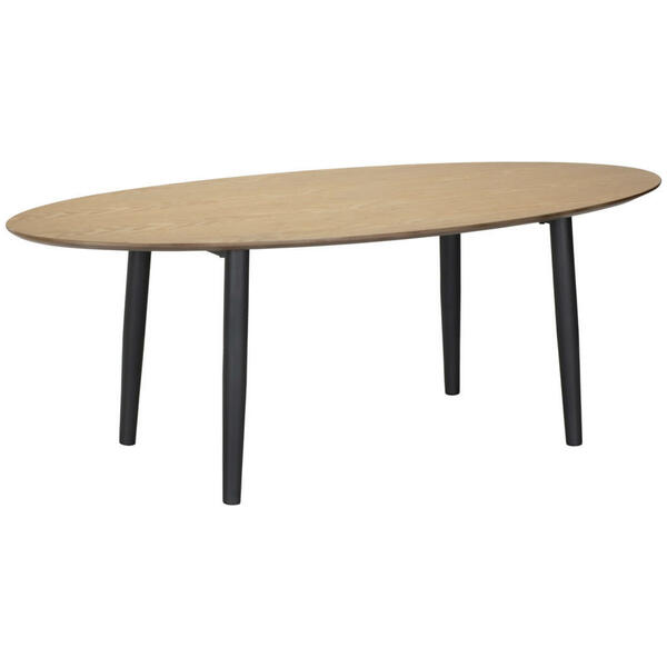 Bild 1 von Mid.you Couchtisch, Natur, Holz, Kiefer, massiv, oval, rund, 120x42x56 cm, einfacher Aufbau, Wohnzimmer, Wohnzimmertische, Couchtische