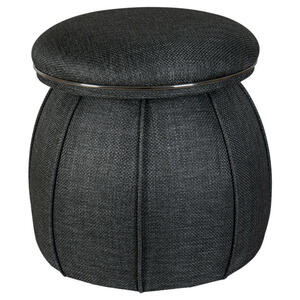 Mid.you Hocker, Anthrazit, Graphit, Textil, Wohnzimmer, Hocker, Sitzhocker