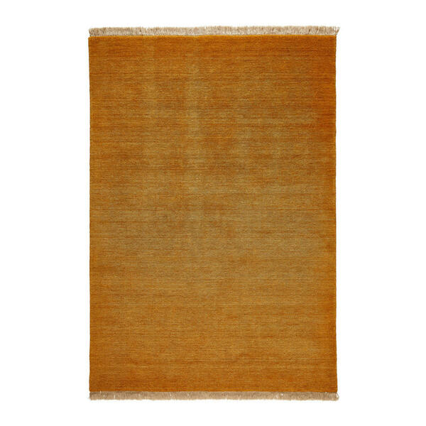 Bild 1 von Cazaris Orientteppich Edition Alkatif Nomad, Gold, Textil, Uni, rechteckig, 70 cm, Care & Fair, AZO-frei, Handmade in India, leicht zusammenrollbar, Teppiche & Böden, Teppiche, Orientteppiche