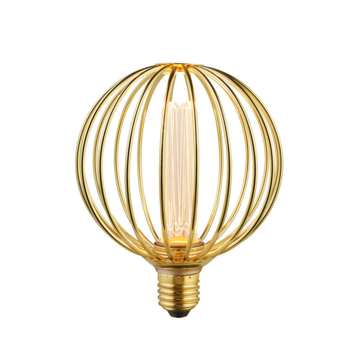 Bild 1 von Led-Leuchtmittel Globe Lamp, Gold, Metall, Glas, E27, 16 cm, Leuchtmittel