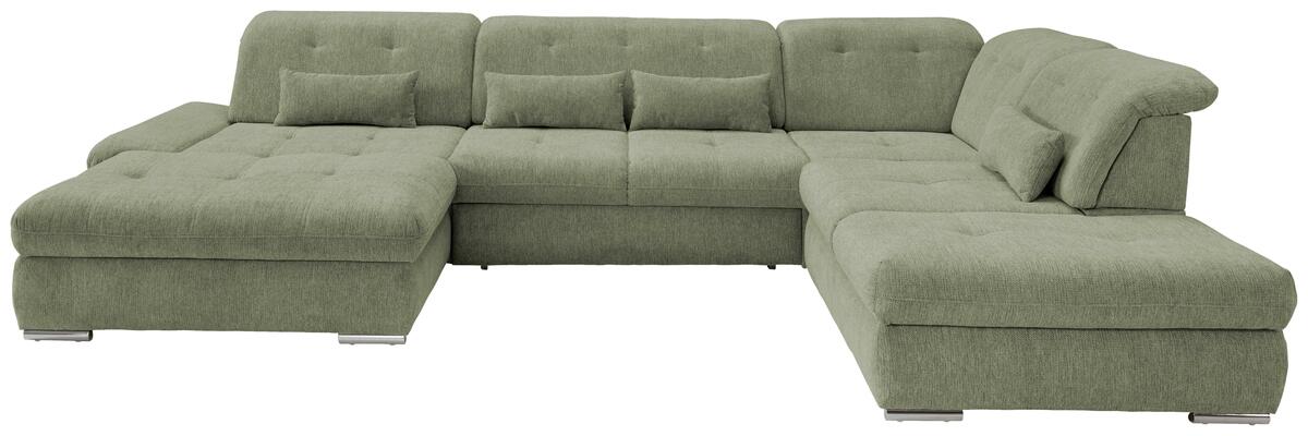 Bild 1 von Wohnlandschaft Dalida Grün Chenille, Grün