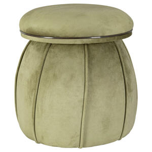 Mid.you Hocker, Graphit, Grün, Textil, Wohnzimmer, Hocker, Sitzhocker