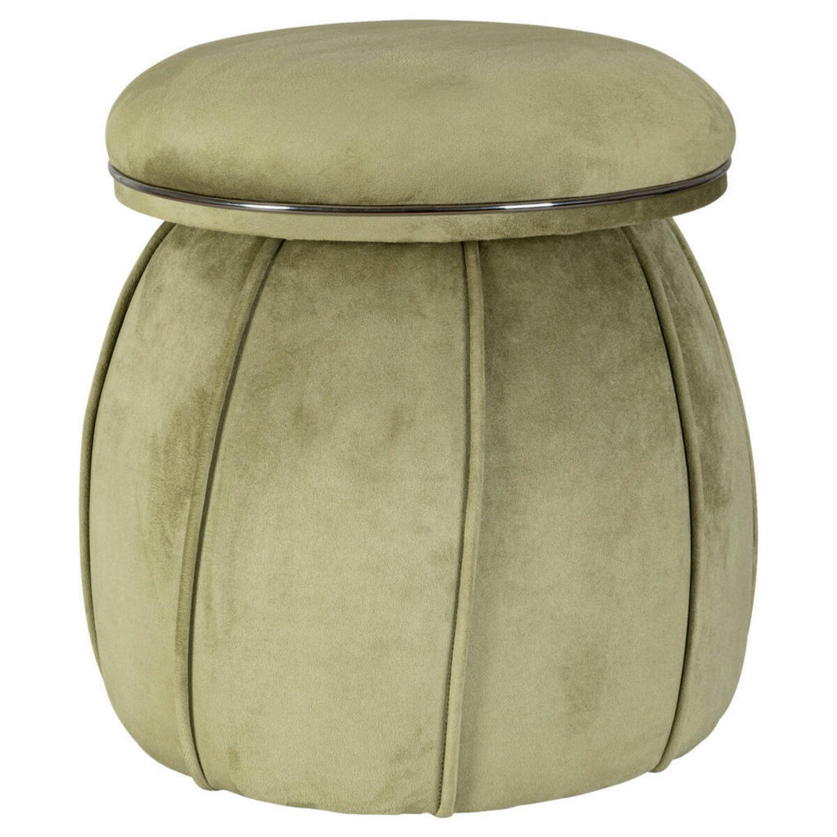 Bild 1 von Mid.you Hocker, Graphit, Grün, Textil, Wohnzimmer, Hocker, Sitzhocker