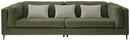 Bild 1 von 4-Sitzer-Sofa Roma Dunkelgrün Cord, Dunkelgrün