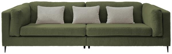 Bild 1 von 4-Sitzer-Sofa Roma Dunkelgrün Cord, Dunkelgrün