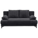 Bild 1 von Carryhome Schlafsofa, Schwarz, Textil, 2-Sitzer, Füllung: Schaumstoffflocken,Schaumstoffflocken, 211x96x105 cm, Kinder- & Jugendzimmer, Jugendmöbel, Jugendsofas