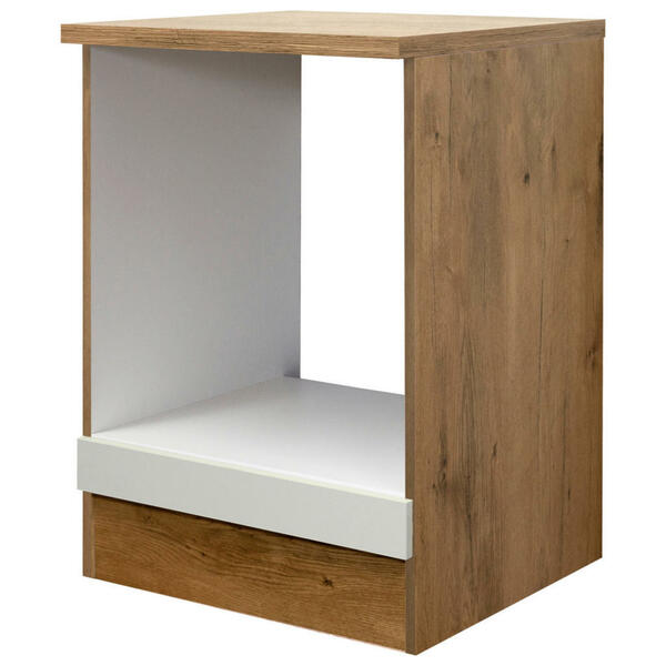 Bild 1 von FlexWell Herdumbauschrank, Eiche, Magnolie, 60x85x57 cm, Made in Germany, individuell planbar, Küchen, Küchenmöbel, Küchenschränke, Geräteumbauschränke