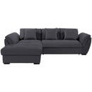 Bild 1 von Livetastic Ecksofa, Anthrazit, Textil, 3-Sitzer, Ottomane links, L-Form, 278x187 cm, seitenverkehrt erhältlich, Wohnzimmer, Sofas & Couches, Wohnlandschaften