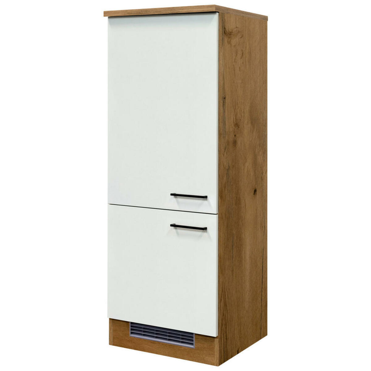 Bild 1 von FlexWell Geräteumbauschrank, Eiche, Magnolie, Metall, 1 Fächer, einzeln stellbar, einmalig seitenverkehrt montierbar, 60x160.6x60 cm, Made in Germany, Küchen, Küchenmöbel, Küchenschränke, Ger