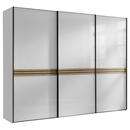 Bild 1 von Moderano Schwebetürenschrank, Weiß, Eiche Artisan, Metall, 10 Fächer, 2 Schubladen, 298x222x68 cm, Goldenes M, BQ - Bündnis für Qualität, Made in Germany, Typenauswahl, Beimöbel erhältlich, u