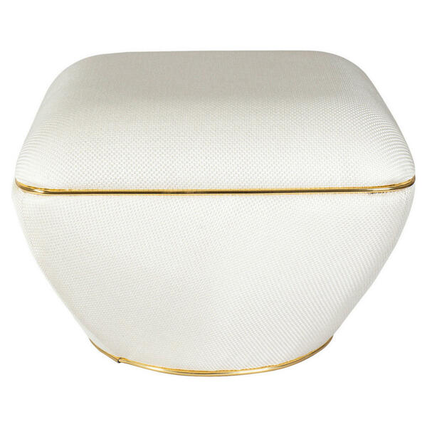 Bild 1 von Mid.you Hocker, Beige, Gold, Textil, 42.5 cm, Wohnzimmer, Hocker, Sitzhocker