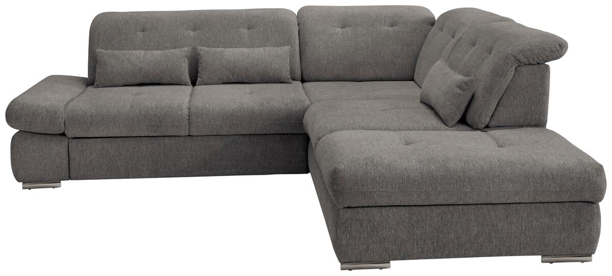 Bild 1 von Wohnlandschaft Dalida Braun/Grau Chenille, Braun, Grau