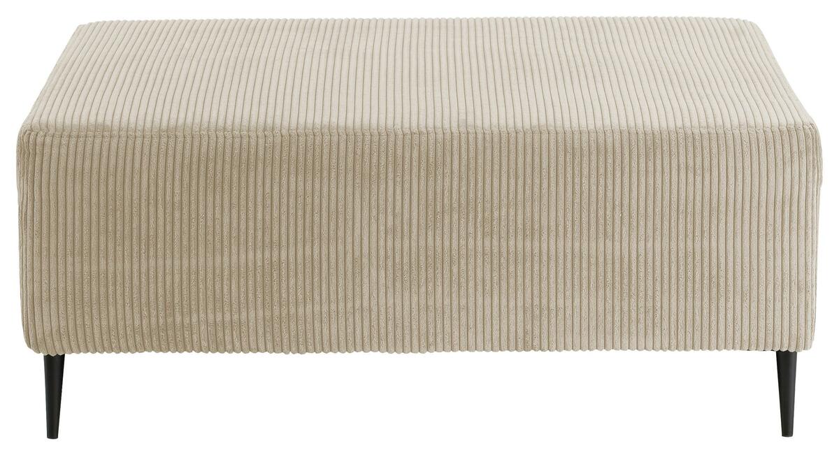 Bild 1 von Hocker Roma Beige Cord, Beige