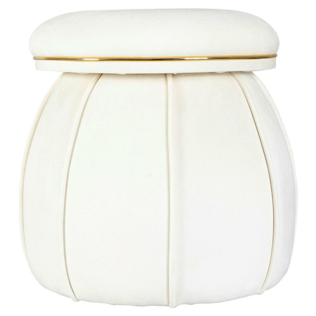 Bild 1 von Mid.you Hocker, Gold, Beige, Textil, Wohnzimmer, Hocker, Sitzhocker