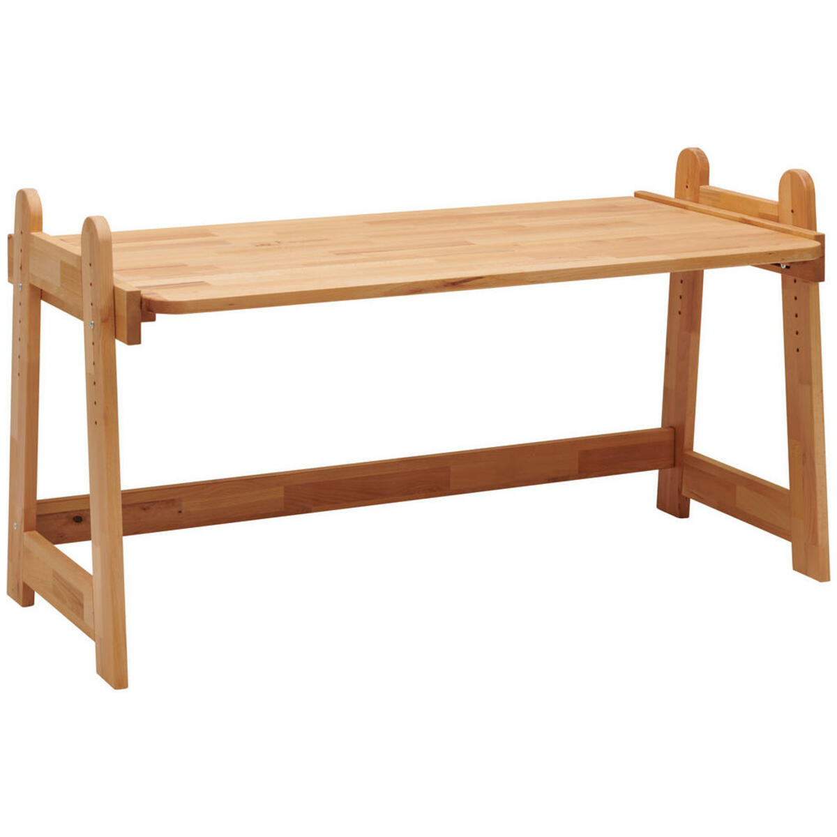 Bild 1 von Mid.you Jugendschreibtisch, Kernbuche, Holz, Kernbuche, massiv, rechteckig, A-Form, 140x75x70 cm, höhenverstellbar, Arbeitszimmer, Schreibtische, Jugend- & Kinderschreibtische