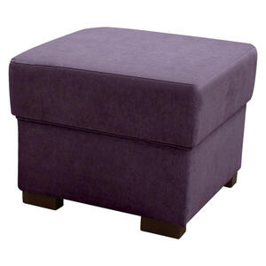 Livetastic Hocker, Lila, Textil, Buche, massiv, quadratisch, 51x43x51 cm, Wohnzimmer, Hocker, Sitzhocker