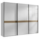 Bild 1 von Moderano Schwebetürenschrank, Weiß, Eiche Artisan, Metall, 10 Fächer, 2 Schubladen, 249x222x68 cm, Goldenes M, BQ - Bündnis für Qualität, Made in Germany, Typenauswahl, Beimöbel erhältlich, u