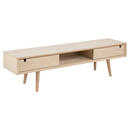 Bild 1 von Lowboard, Eiche, Holz, Eiche, furniert,massiv, 160x43x38 cm, Typenauswahl, Wohnzimmer, Wohnwände, Lowboards