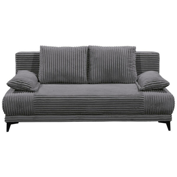 Bild 1 von Carryhome Schlafsofa, Anthrazit, Textil, 2-Sitzer, Füllung: Schaumstoffflocken,Schaumstoffflocken, 211x96x105 cm, Kinder- & Jugendzimmer, Jugendmöbel, Jugendsofas