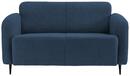 Bild 1 von 2-Sitzer-Sofa Marone Blau Teddystoff, Blau
