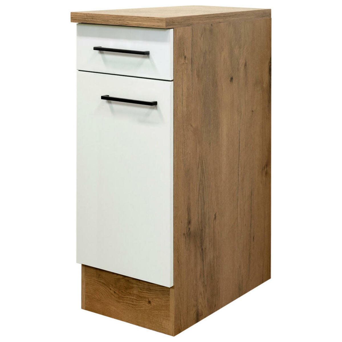 Bild 1 von FlexWell Küchenunterschrank, Eiche, Magnolie, Metall, 1 Fächer, 1 Schubladen, einzeln stellbar, 30x85x57 cm, Made in Germany, individuell planbar, Küchen, Küchenmöbel, Küchenschränke, Küchenu