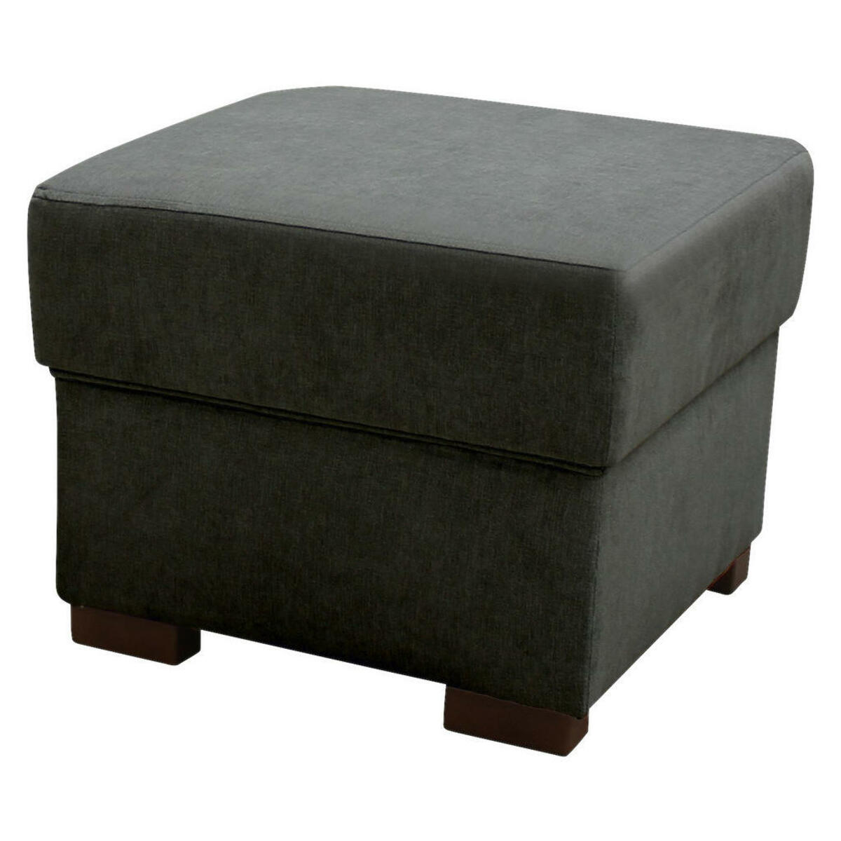 Bild 1 von Livetastic Hocker, Anthrazit, Textil, Buche, massiv, quadratisch, 51x43x51 cm, Wohnzimmer, Hocker, Sitzhocker