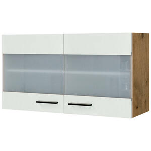 FlexWell Küchenoberschrank, Eiche, Magnolie, Metall, 1 Fächer, einzeln stellbar, 100x54x32 cm, Made in Germany, individuell planbar, Zusatzausstattung erhältlich, hängend, Küchen, Küchenmöbel,